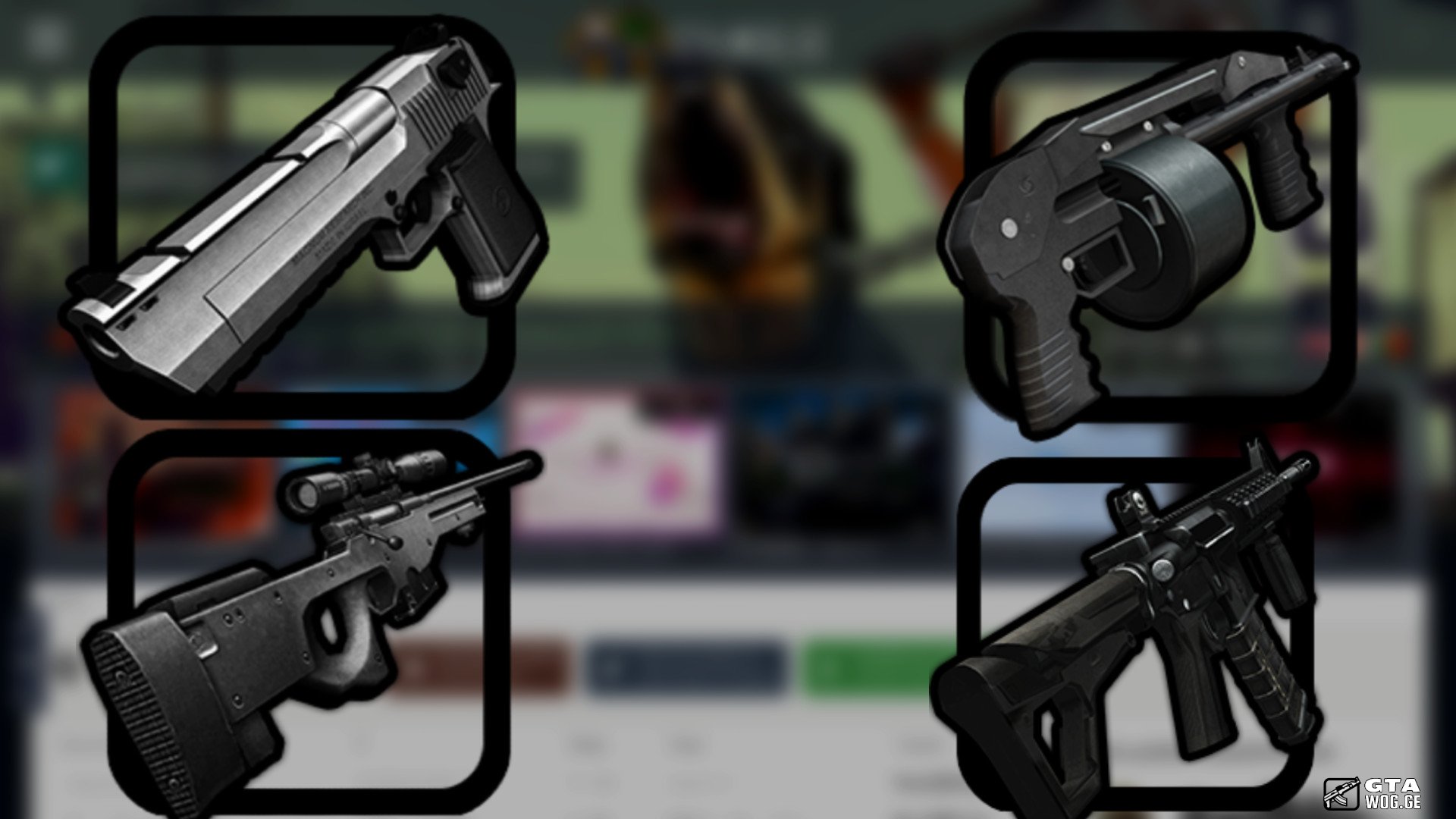 [Mods] Black GUN PACK