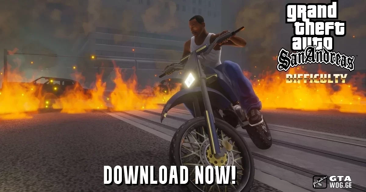Grand Theft Auto San Andreas Difficulty mod